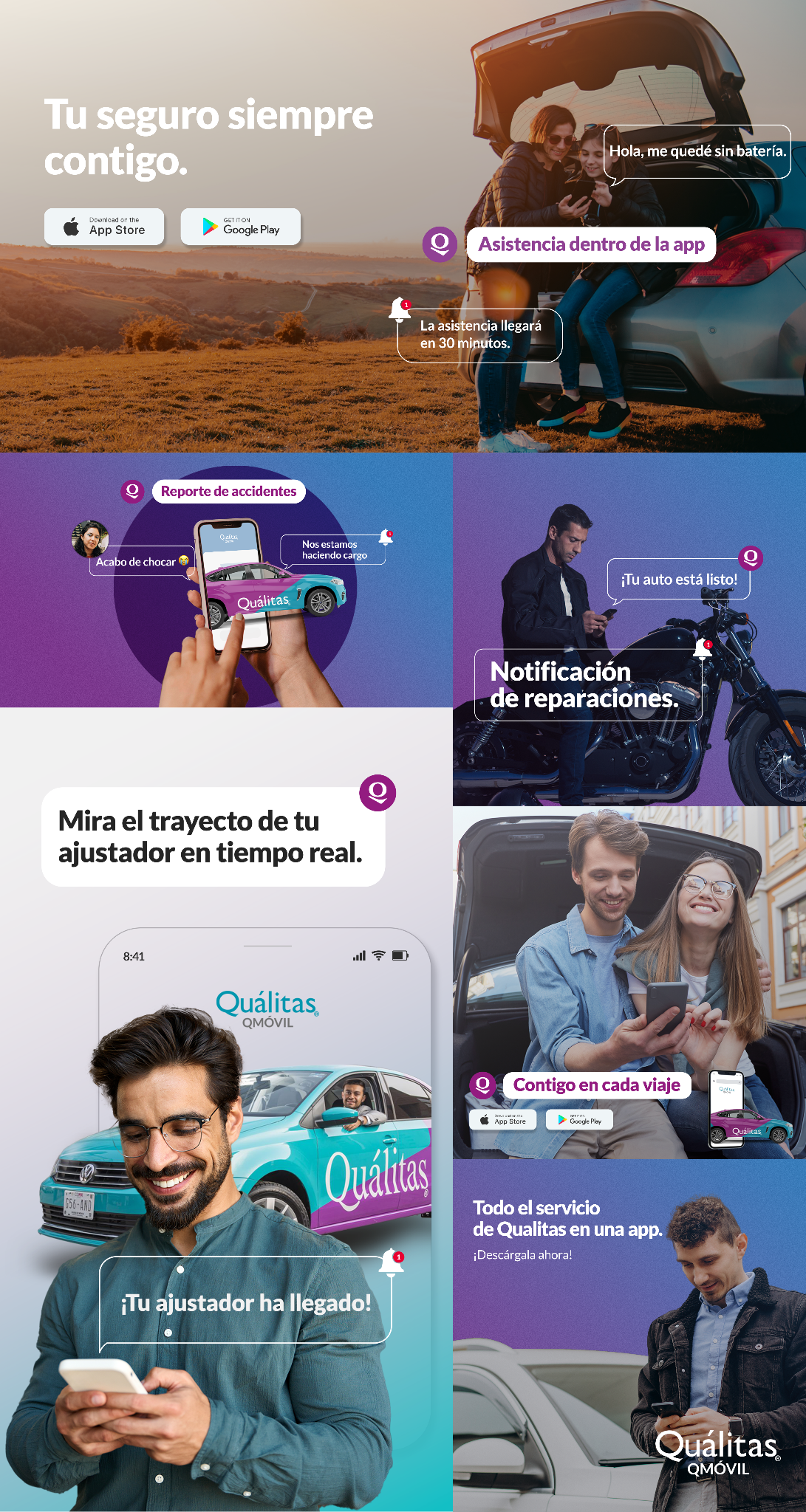 QMóvil — Master graphic de campaña de lanzamiento en México