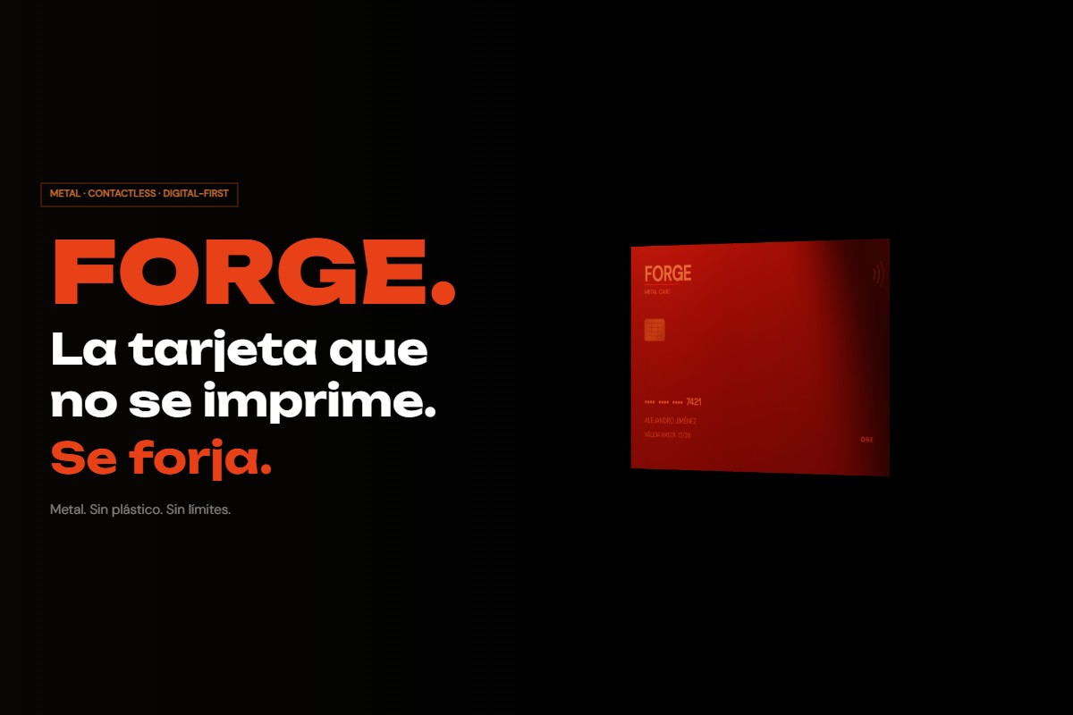 FORGE Metal Card — Demo Fintech